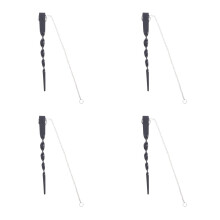 4Pcs Iron Rain Chains for Downspouts Decorative Garden