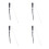 4Pcs Iron Rain Chains for Downspouts Decorative Garden 1