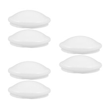 6Pcs Pc Flush Mount Ceiling Light Covers White Lamp Shade