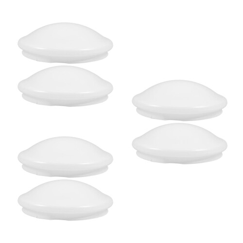 6Pcs Pc Flush Mount Ceiling Light Covers White Lamp Shade