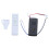 1Set Deckenventilator Fernbedienung Set ABS Mit Timer Und 6 1