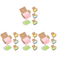 Blank Kraft Paper Cards for Learning DIY Message and Word Cards