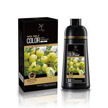 New Trends Haarverf Shampoo, Donkerbruin - Directe Haarkleur voor Grijs Haar, Ammoniavrij, PPD-vrij, 16.9 Fl Oz (1 Fles)