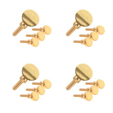 16Pcs High-Strength Brass Sax Neck Screws for Saxophone Neck Stability