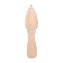 Handgefertigte Zitruspresse aus Holz, manueller Zitruspresser für müheloses Entsaften, komfortabler Griff, beständig gegen Zitronensäure, für