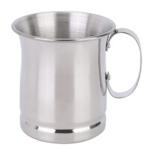 Reflecterende roestvrijstalen koffiemok, ergonomische drinkbeker met stabiele bodem voor ongeëvenaarde stabiliteit. Uitstekende afwerking garandeert