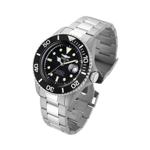 Invicta Pro Diver 0420 Men's 45mm Titanium Automatic Watch Black Dial 1