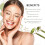 jade roller Facial Massager anti wrinkle thin face tool, two stones jade roller 4