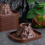 20Stk Vulkan Modell Kunststoff DIY Lehrreiches Experiment Light Brown 8