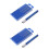2Pièces Outil Pin Vise Bleu À Main Pour Perçage Précis Polyvalent 4