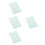 4Pcs Coffee Paper Music Stickers Gold Foil 3D Notes for Instruments 4