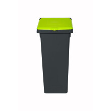Plafor Fit Abfalleimer mit Deckel, 20 l - Recycling - Grau/Grün
