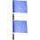 2Pièces Drapeaux De Pour Courses Coton 4