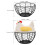 2Pièces Panier À Œufs Métal Couvercle Pour Cuisine 9