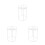 3Pcs White Iron Lamp Shade Frame DIY Table Lamp Holder E27 Socket 3