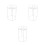 3Pcs White Iron Lamp Shade Frame DIY Table Lamp Holder E27 Socket 4