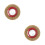 2Pcs Golden Steel Wire Brush for Rotary Tools High Efficiency Cleaning 4