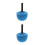 2Pcs Cobweb Duster Head Blue Nylon for Indoor Outdoor Cleaning 2