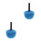 2Pcs Cobweb Duster Head Blue Nylon for Indoor Outdoor Cleaning 4
