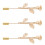 3Pcs Vintage Design Bars Suit Tie Pins Men 7