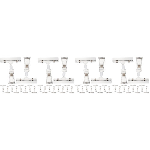 40Pcs Double Sided Sign Holders for Office and Retail Use 2