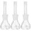 3Pcs Transparent Glass Pycnometer Bottles with Stopper for Lab Storage 3