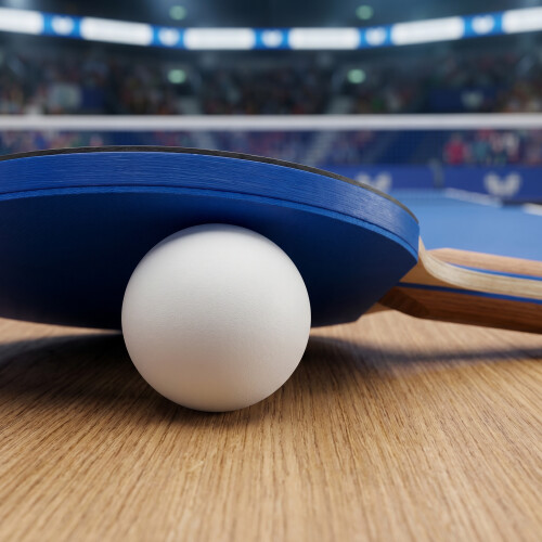 30Pièces De Tennis De Table Blanches ABS Pour Usage 2