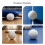 30Pièces De Tennis De Table Blanches ABS Pour Usage 6