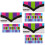 3 Ensembles Stickers Échelle Kalimba Plastique Multicolores 5