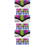 3 Ensembles Stickers Échelle Kalimba Plastique Multicolores 7