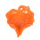 5Pcs Orange Ceramic Leaf Shaped Soap Drainers with Self-Draining Spout 11