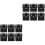200Pièces Fixations D'angle Coins Noires Renforts Cabinet Robustes 3