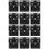 200Pièces Fixations D'angle Coins Noires Renforts Cabinet Robustes 5