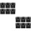 200Pièces Fixations D'angle Coins Noires Renforts Cabinet Robustes 6