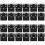 400Pièces Fixations D'angle Noires, Équerres Pour Étagères 5