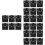400Pièces Fixations D'angle Noires, Équerres Pour Étagères 6