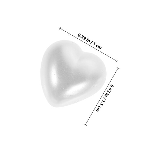 White Plastic Nail Charms Small Manicure Decorations for Nail Art 1
