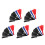 15Pcs Multicolor Folding Handheld Fan Props for Parties 2