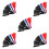 15Pcs Multicolor Folding Handheld Fan Props for Parties 6