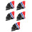 15Pcs Multicolor Folding Handheld Fan Props for Parties 7