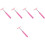 5Pcs Lightweight Pink Car Rearview Mirror Cleaner Window Squeegee Tool 3