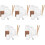 5Sets White Silicone Candle Moulds Set with Wicks and Holders for DIY 2