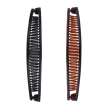 2Pcs Vintage Fish Clips för tjockt lockigt hår, klämmor för långt hår