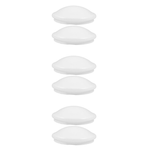6Pcs Pc Flush Mount Ceiling Light Covers White Lamp Shade 2