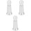 3Pcs Silver Coffee Stirrer Needle Espresso Coffee Powder Tool Set 3