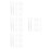 400Pcs Narrow Pointed Tip Eyelid Tape Forks White Plastic Makeup Aids 2