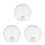 3Pcs Clear Glass Ceiling Fan Light Covers Elegant Lamp Shades 5
