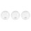 3Pcs Clear Glass Ceiling Fan Light Covers Elegant Lamp Shades 6
