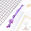 1 Pièce Collier Violet Pour Chat Pet Avec Clochette 8