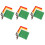 16Pièces Drapeaux Colorés Pour Arbitre Usage Extérieur 2